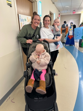 Nolan with other friends in hospital