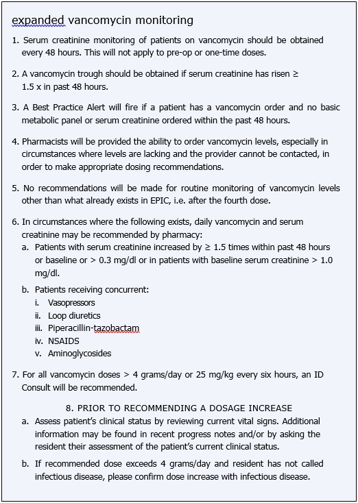 antibiotic stewardship: preventing vancomycin-induced acute kidney ...