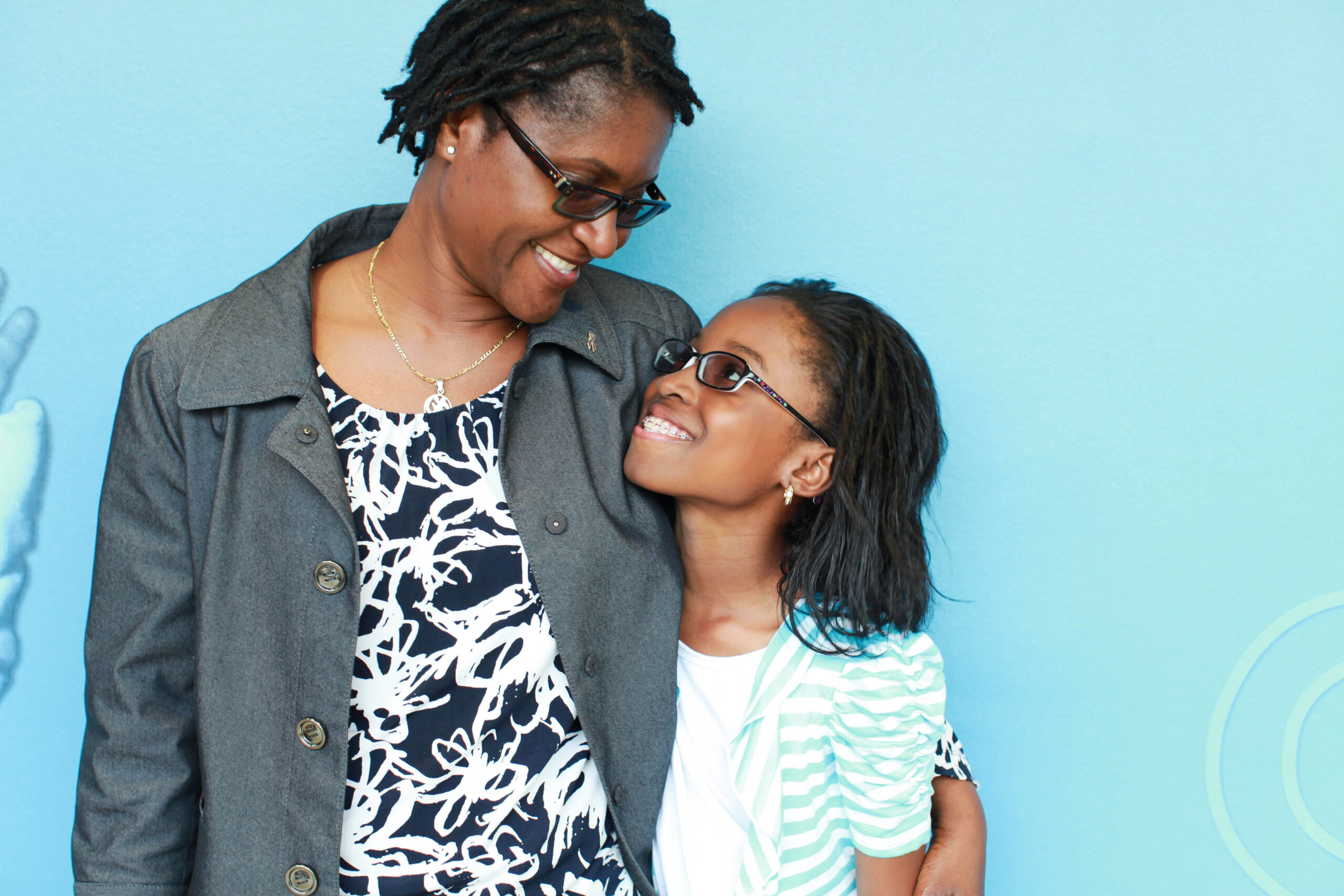 Awo and Mamle during her time as a patient ambassador for Dayton Children's in 2012.