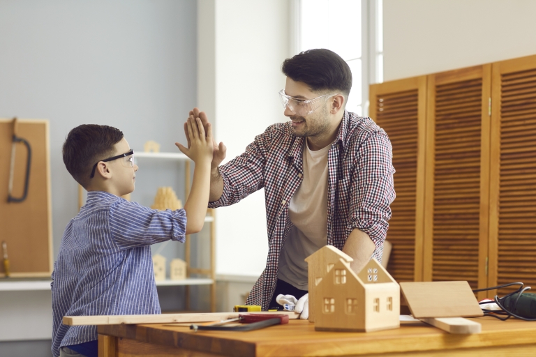 high fives and praises: how to use positive reinforcement with kids