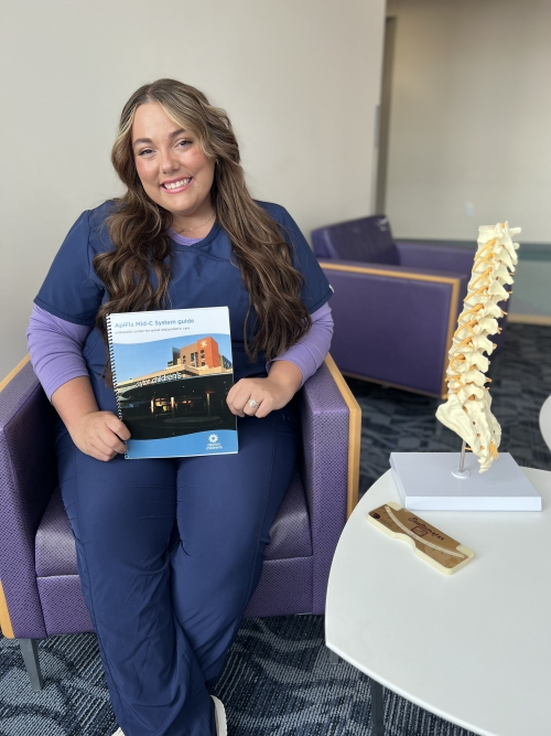 the unique role helping spine patients at Dayton Children’s