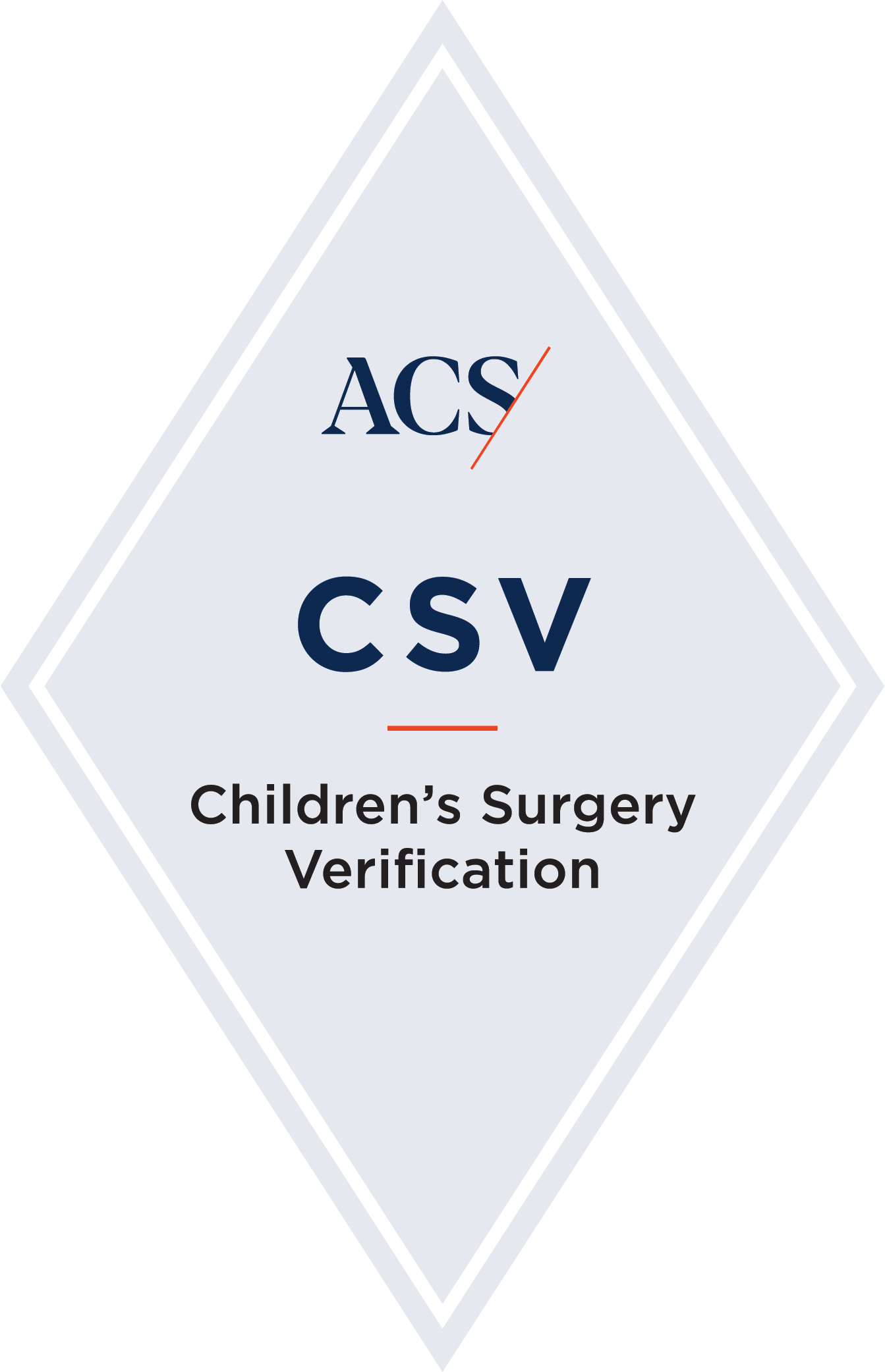 Children’s Surgery Verification by the American College of Surgeons logo