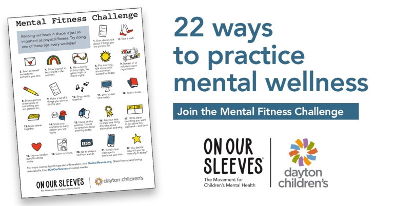 Mental Fitness graphic for On Our Sleeves