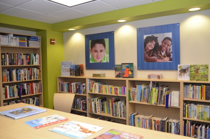 a photo of the interior of MeadWestvaco's Resource Center at Dayton Children's Hospital