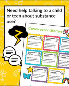 discussing substance use and abuse with children and teens