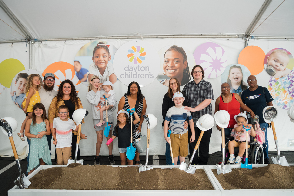 Charles D. Berry is honored at the groundbreaking of Dayton Children's new Center
