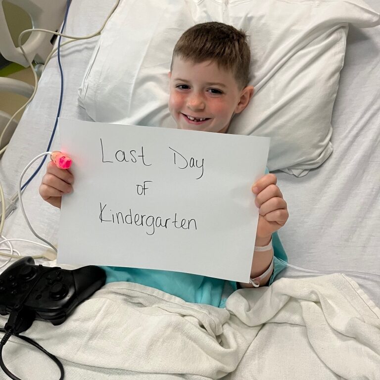 Eric on his last day of Kindergarten