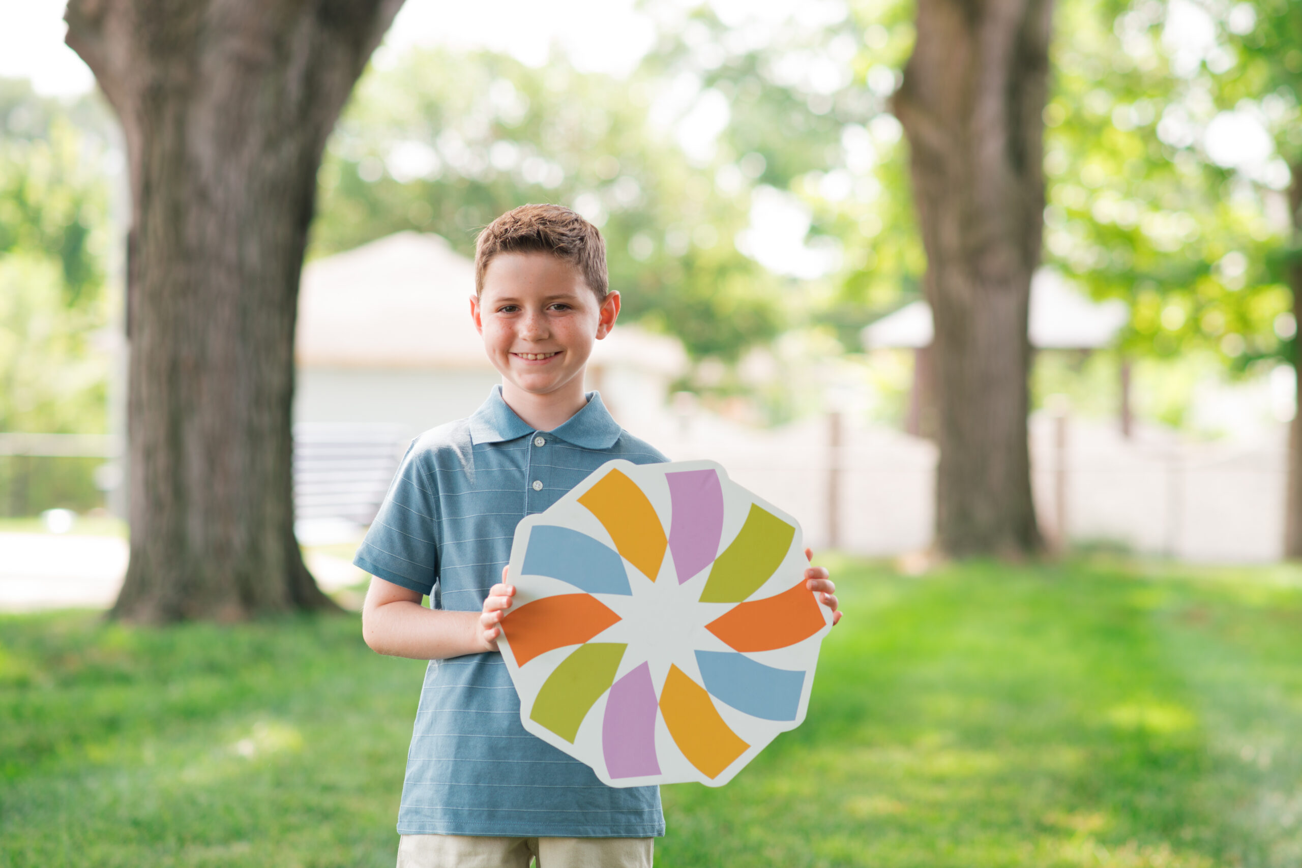 Eric poses for a photo at Dayton Children's